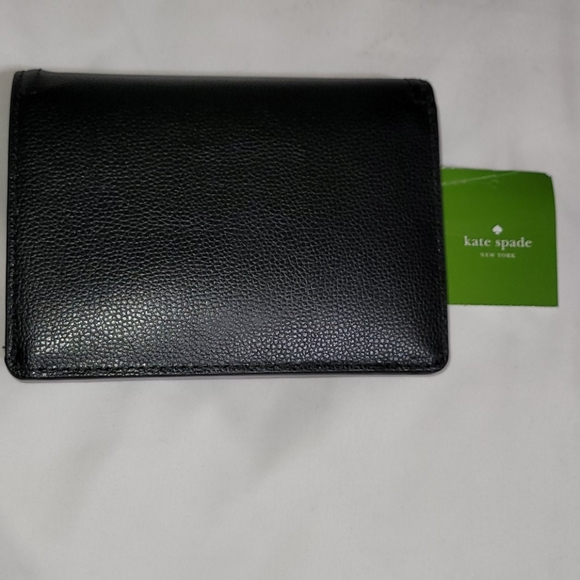 Kate Spade Dina Patterson Drive Black Wallet - Picture 4 of 7